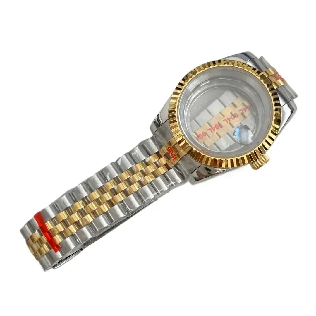 NH35 Watch Case 36mm/39mm 316L Stainless Steel for Seiko Datejust NH35 NH36 Movement 28.5mm Dial for Datejust President Bracelet