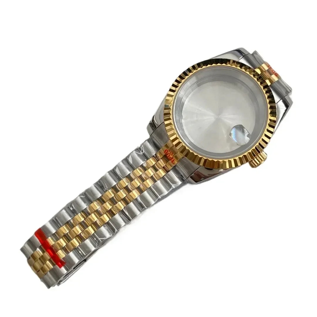 NH35 Watch Case 36mm/39mm 316L Stainless Steel for Seiko Datejust NH35 NH36 Movement 28.5mm Dial for Datejust President Bracelet