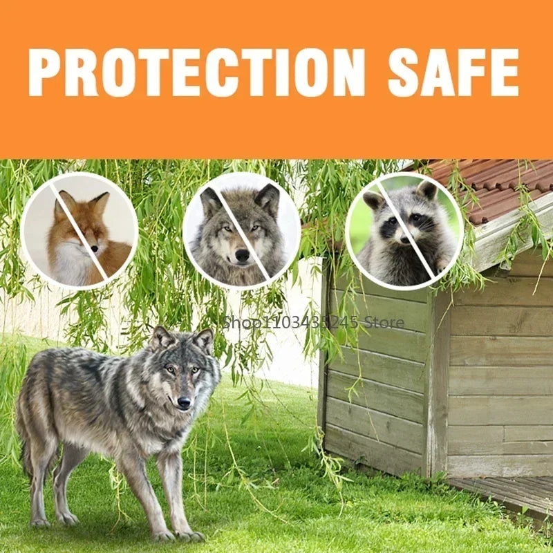 Automatic Chicken Coop Door Induction Electric Metal Intelligent Timing Automatic Opening&Closing Coop Door Farm Management Tool