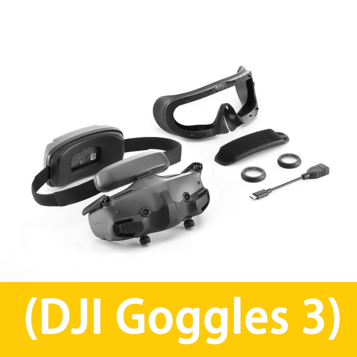 DJI Goggles 3 FPV Goggles Micro-OLED Screens Immersive Flight Experience O4 HD Video Transmission Wireless Drone Goggles