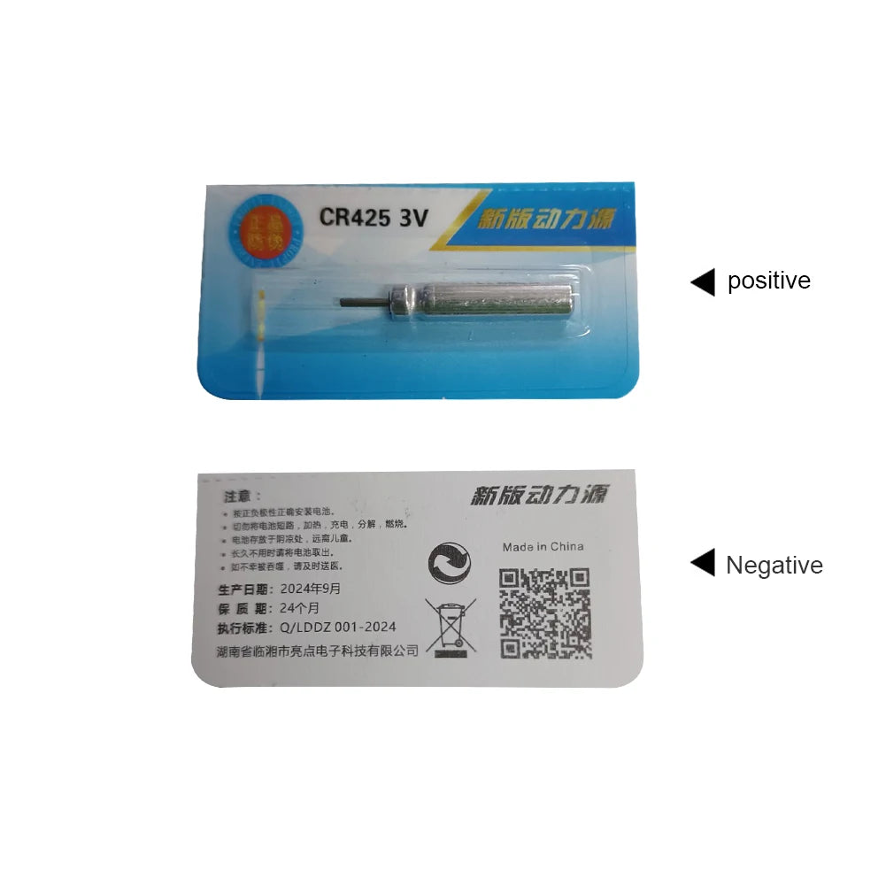 10-100PCS Fishing Floats Battery CR425 Night Fishing Floats Light Luminous 3.6V Electric Floats Battery Fishing Accessory