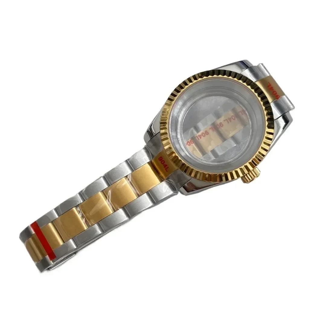 NH35 Watch Case 36mm/39mm 316L Stainless Steel for Seiko Datejust NH35 NH36 Movement 28.5mm Dial for Datejust President Bracelet