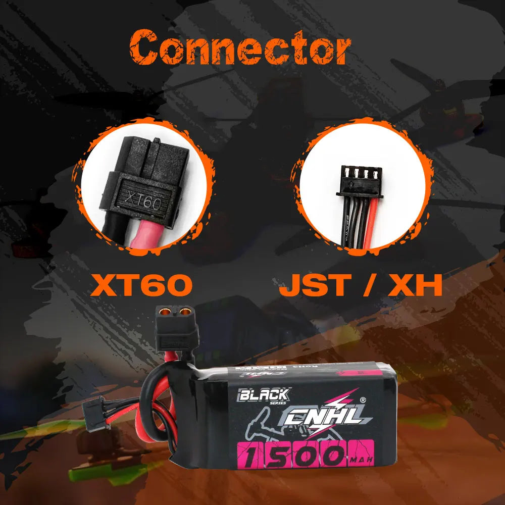 2pcs CNHL 3S 11.1V Lipo Battery 1100mAh 1300mAh 1500mAh 100C With XT60 T Plug for FPV Airplane Helicopter Drone Quadcopter Hobby