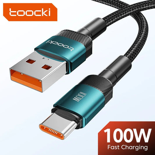 Toocki USB Type C Cable Fast Charging USB C Charger Cord For iPhone 15 14 13 12 11 Huawei P40 P30 Realme Oppo Oneplus Samsung