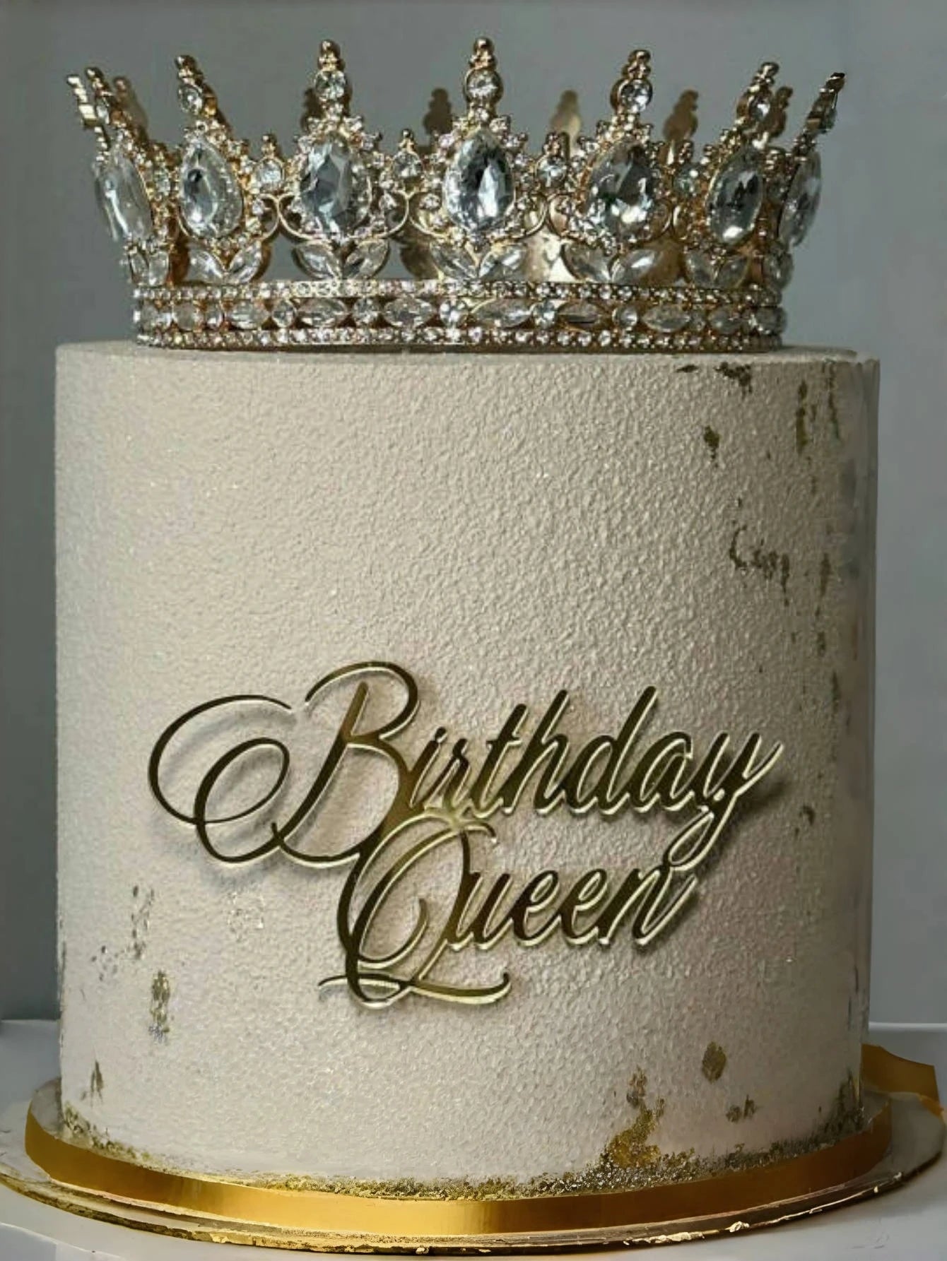 3pcs PMMA "Birthday Queen" Cake Top - Birthday/Christmas Party Decoration, Cake Plug-in & Baking Essentials