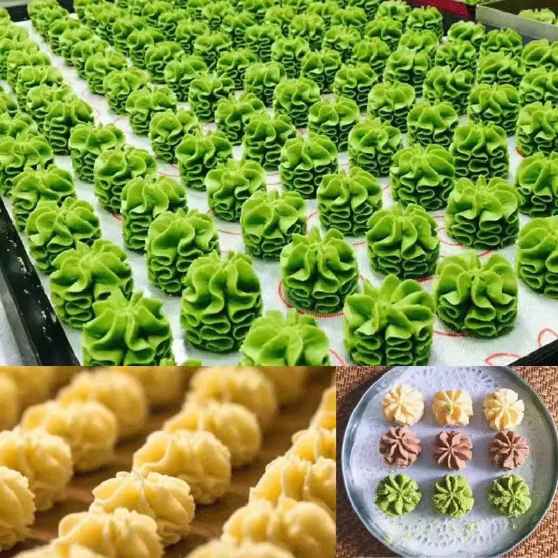 1/4pcs #1G#1E#1C#1B Stainless Steel Piping Nozzles Cream Nozzles Cupcake Pastry Confectionery Accessories Cake Decorating Tools