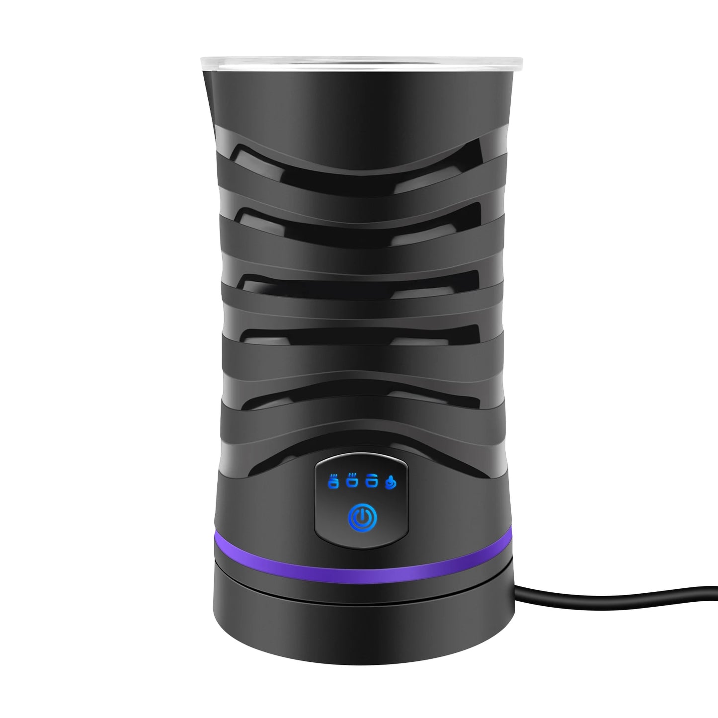 4 in 1 Milk Frother Electric and Steamer 11.8 oz/350ml Hot/Cold Foam Maker Intelligent Temperature Control Electric Milk Warmer