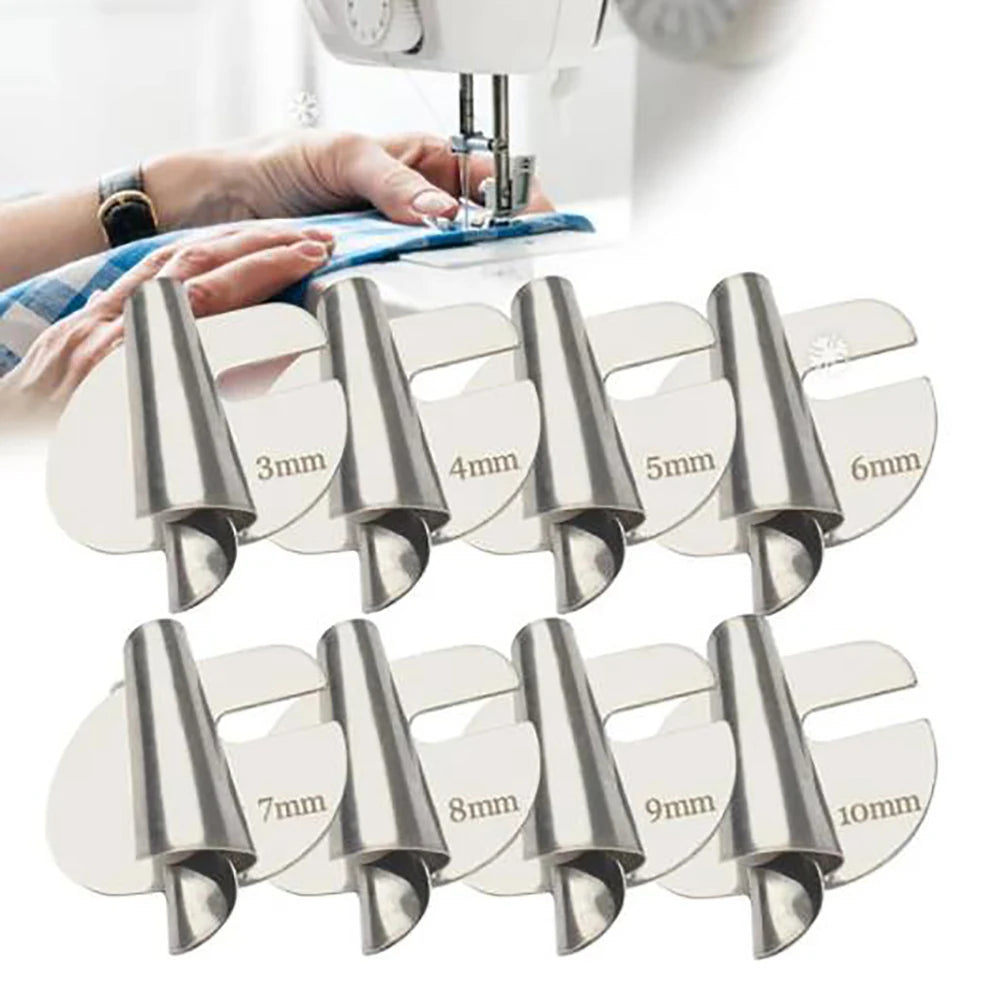 3/5/6/8/10mm Sewing Rolled Hemmer Foot Presser Foot Rolled Hem Feet For Brother Beginners Household Professionals Sewing Tools