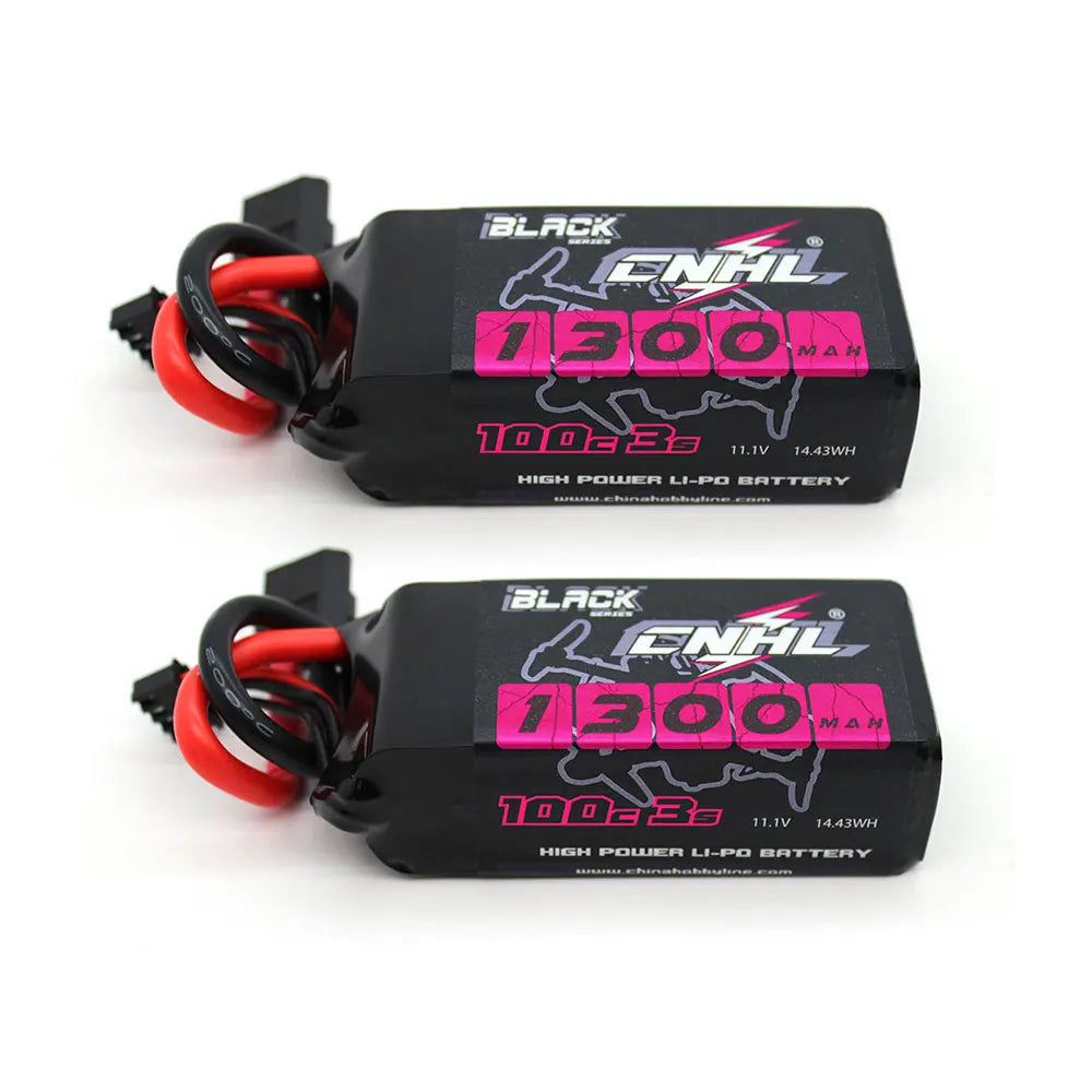 2pcs CNHL 3S 11.1V Lipo Battery 1100mAh 1300mAh 1500mAh 100C With XT60 T Plug for FPV Airplane Helicopter Drone Quadcopter Hobby