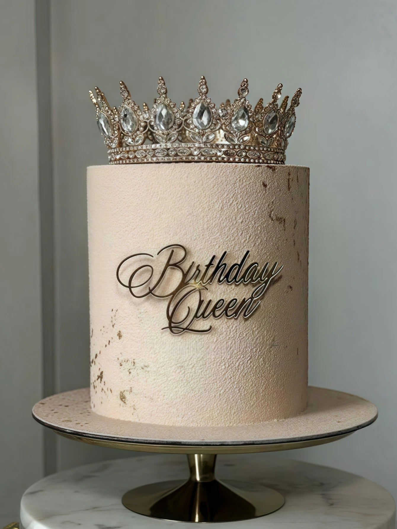 3pcs PMMA "Birthday Queen" Cake Top - Birthday/Christmas Party Decoration, Cake Plug-in & Baking Essentials