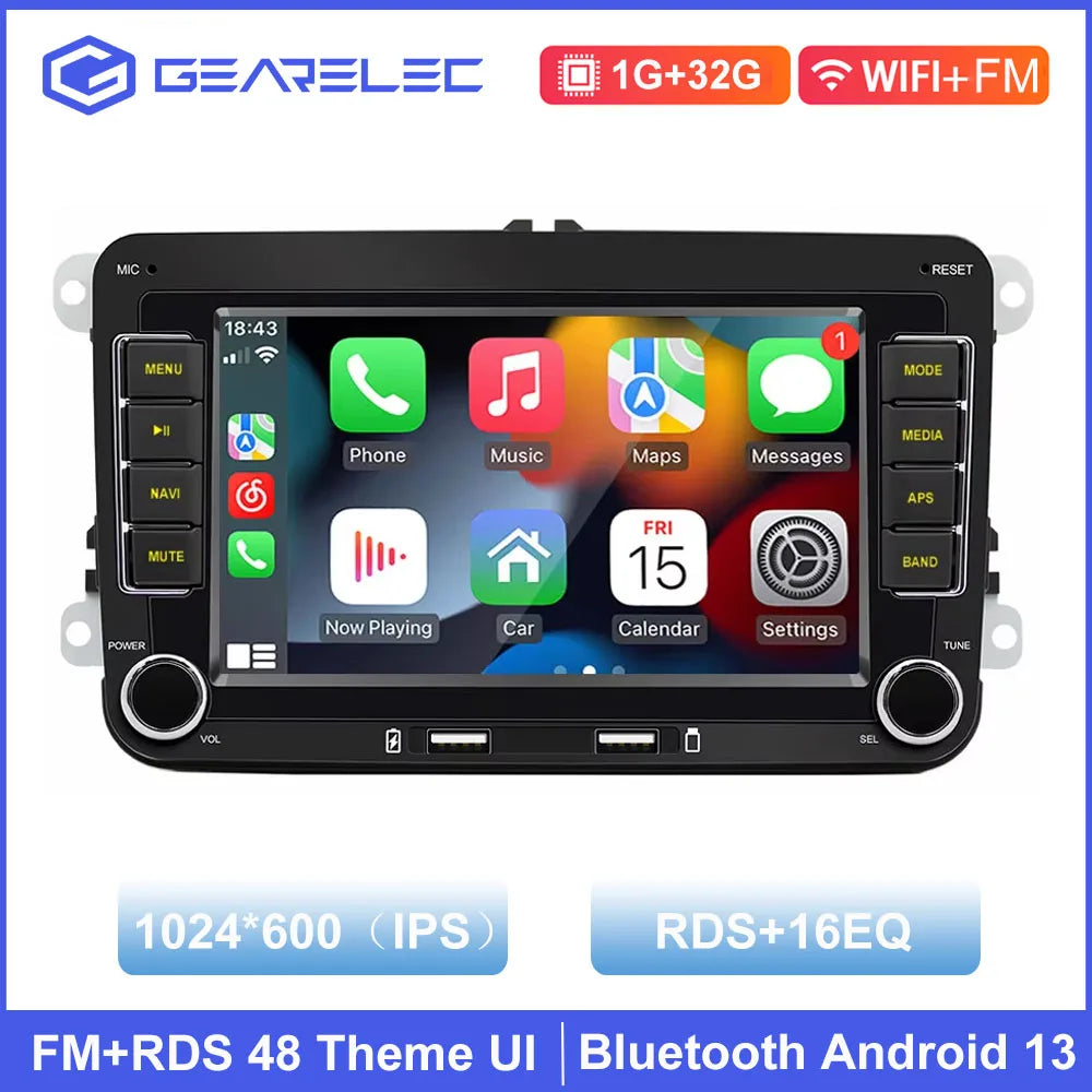 Android Car Radio Carplay for VW Volkswagen Jetta Passat Golf Polo 7" Car Stereo GPS Wifi FM Audio Receivers Multimedia Player