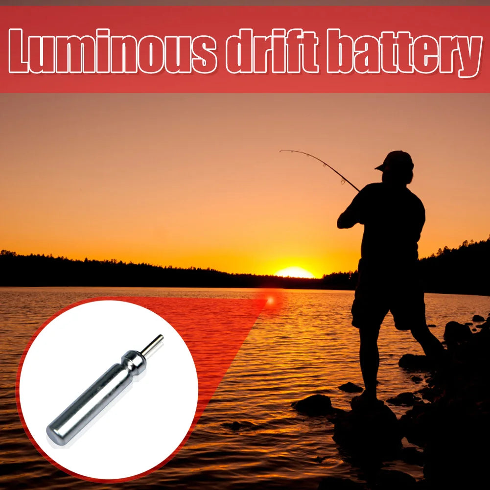 10-100PCS Fishing Floats Battery CR425 Night Fishing Floats Light Luminous 3.6V Electric Floats Battery Fishing Accessory