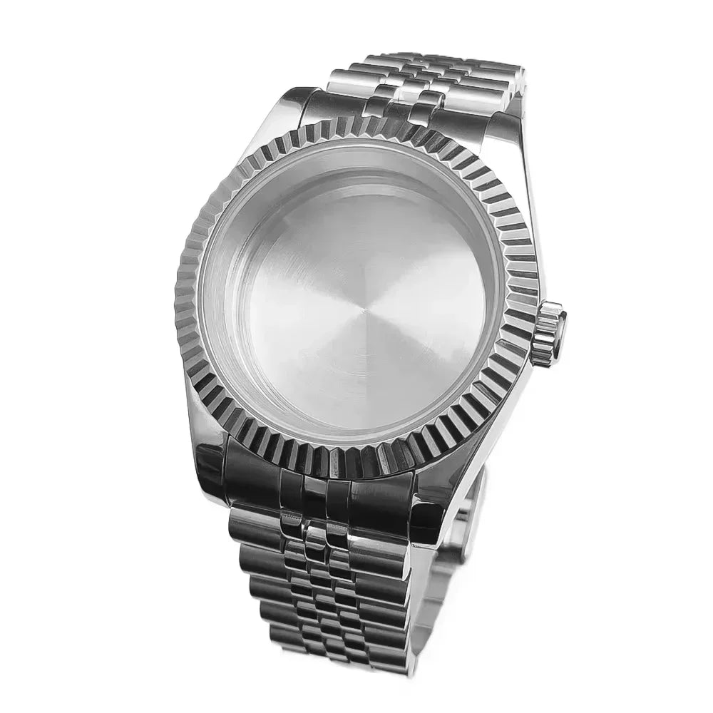 NH35 Watch Case 36mm/39mm 316L Stainless Steel for Seiko Datejust NH35 NH36 Movement 28.5mm Dial for Datejust President Bracelet